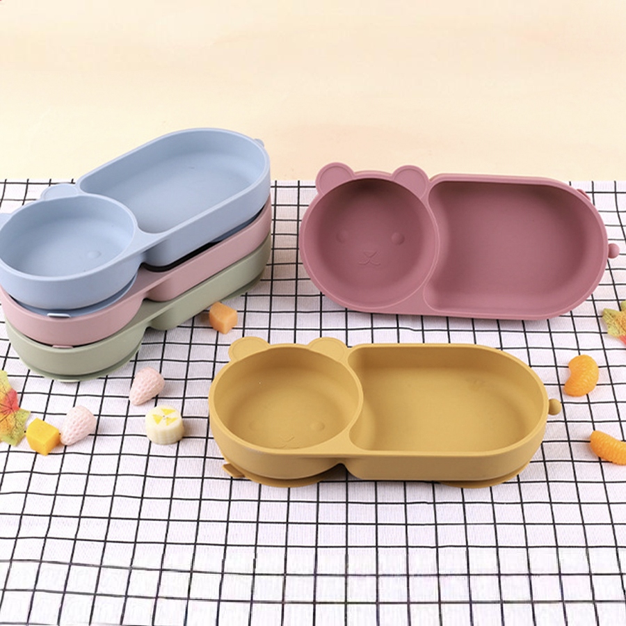 Baby Food Chopper - Mangkuk Cangkir Hisap Silikon Bayi Desain