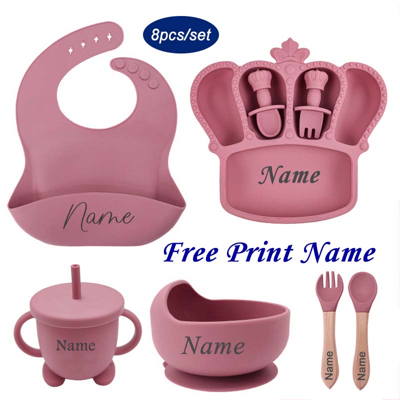 Baby Food Chopper - Piring makan bayi nama personal, peralatan