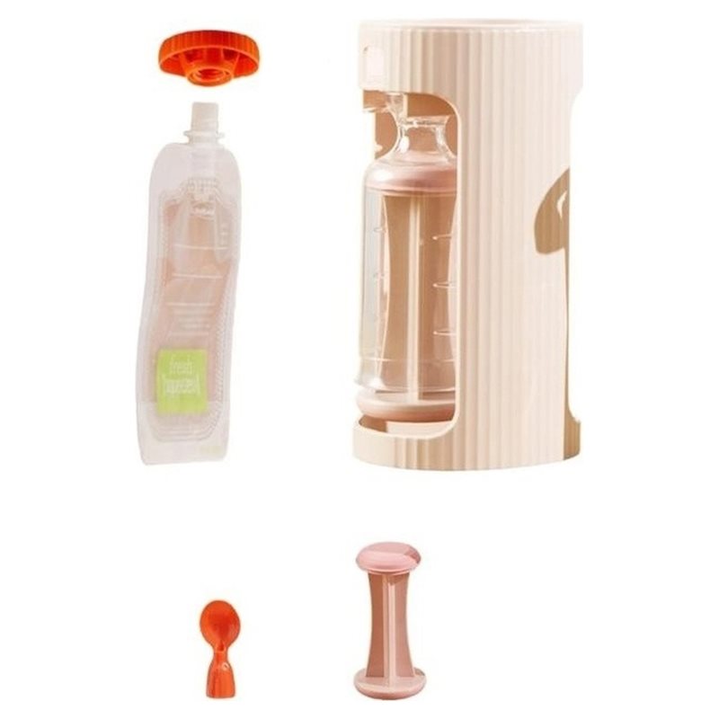 Baby Food Reusable Pouches - WOWFU-1Set Set Dispenser Makanan Bayi -