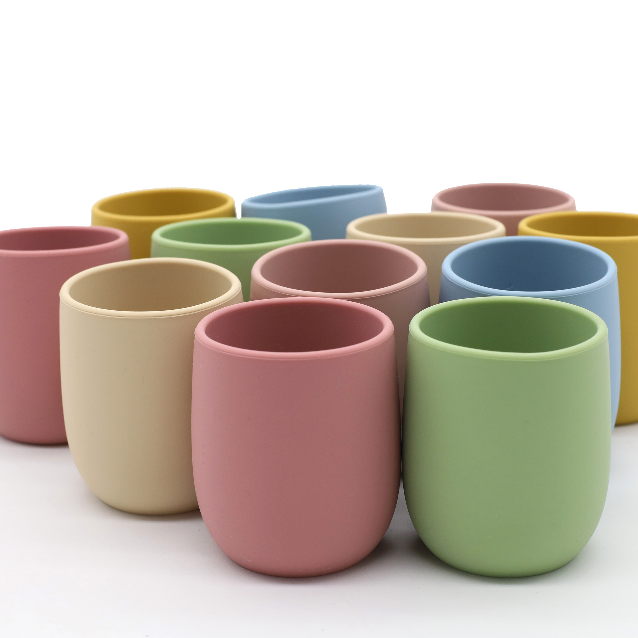 Snack Cup Toddler - Gelas air silikon bayi mini mudah