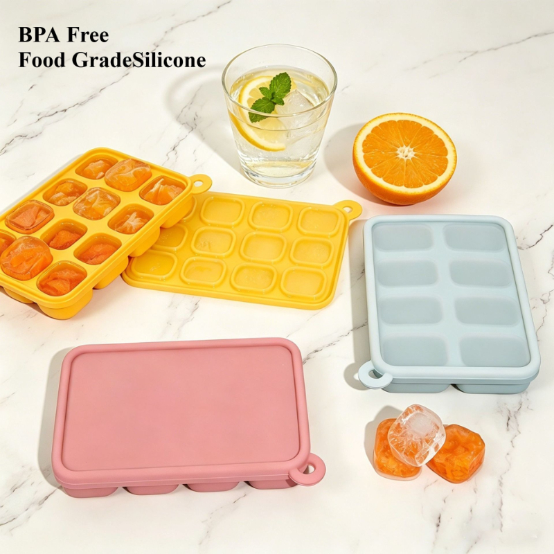 Freezer Tray Baby - Cetakan Es Batu Silikon Platinum untuk
