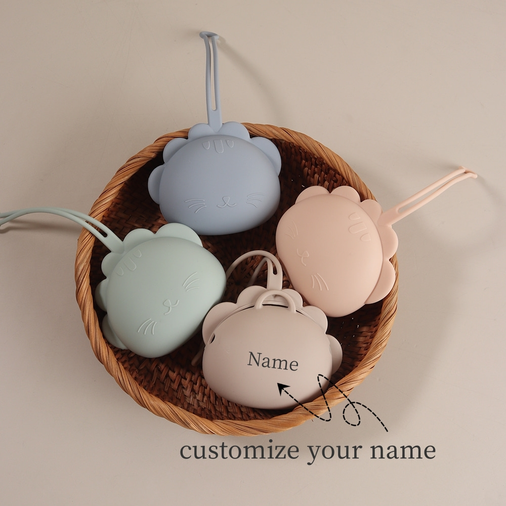 Baby Food Reusable Pouches - Tas Penyimpanan Empeng Bayi Kustom, Silikon