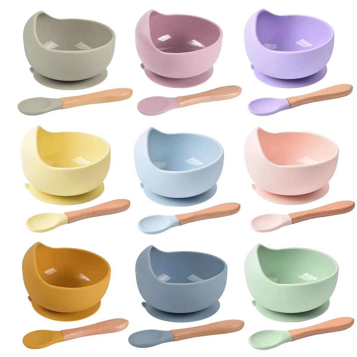 Baby Food Chopper - 2 buah peralatan makan mangkuk makan