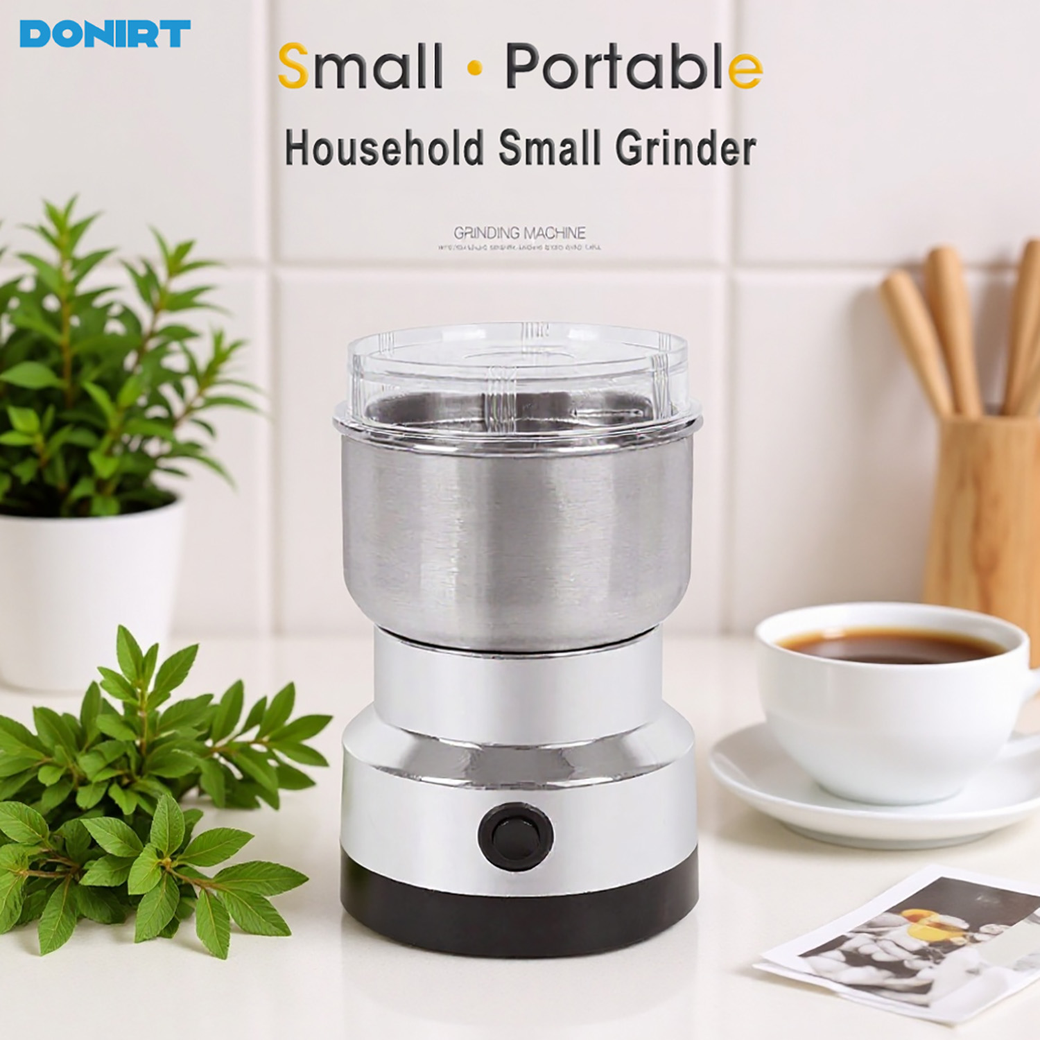Baby Food Chopper - Penggiling Listrik Mini 4 Pisau Rumah