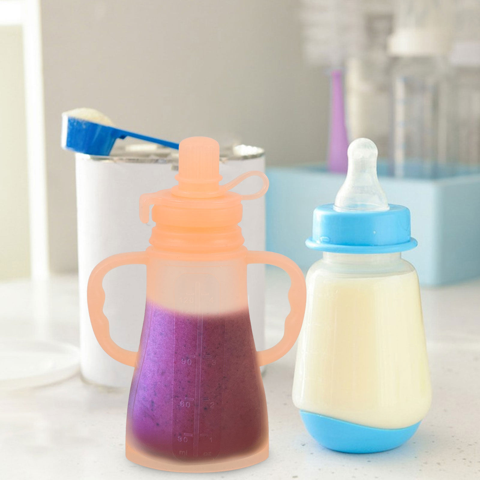 Wadah Makanan Bayi Silikon Dap - Baby Food Reusable Pouches ulasan dan harga