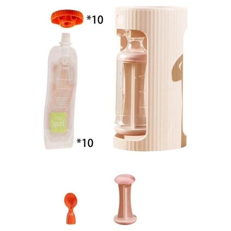 WOWFU-1Set Set Dispenser Makan - Baby Food Reusable Pouches ulasan dan harga