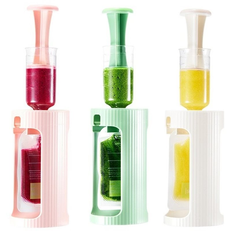 WOWFU-1Set Set Dispenser Makan - Baby Food Reusable Pouches ulasan dan harga