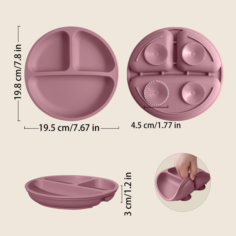 1 buah piring makan silikon pe - Baby Food Chopper ulasan dan harga