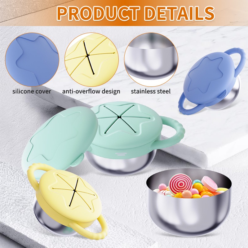 Cangkir Makanan Ringan Stainle - Snack Cup Toddler ulasan dan harga