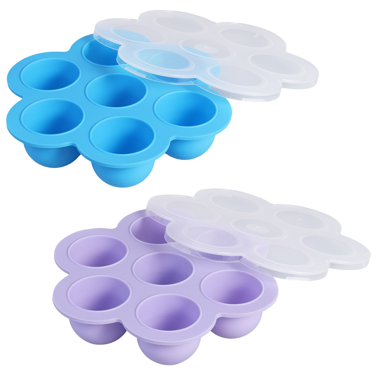 2 Buah Wadah Penyimpanan Makan - Freezer Tray Baby ulasan dan harga