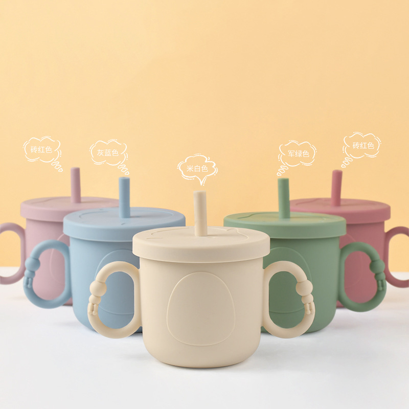 1 Buah Cangkir Silikon Makan B - Snack Cup Toddler ulasan dan harga